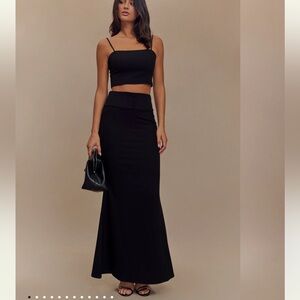 Meshki - Grace Suiting Maxi Skirt